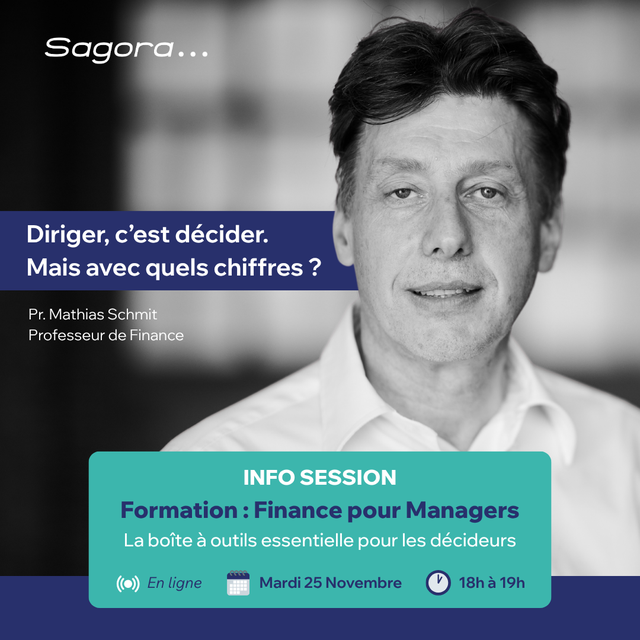 Infosession Finance pour managers 25 novembre 2025