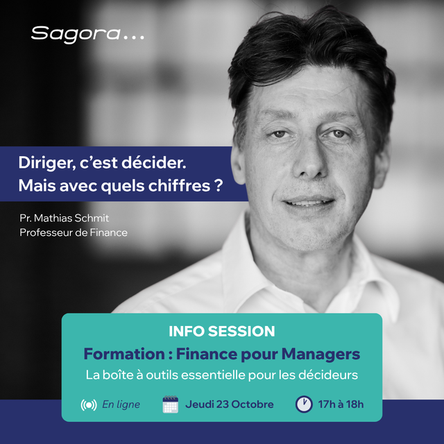 Infosession Finance pour managers 23 octobre 2025