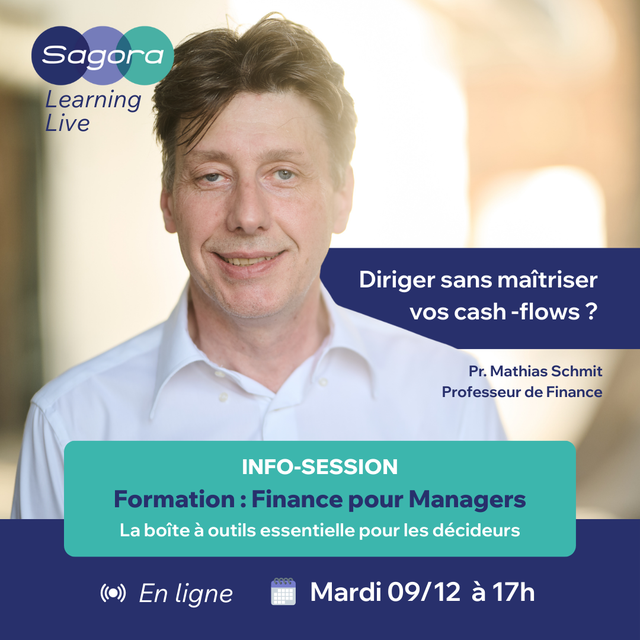 Sagora Info session de la formaiton Finance pour managers  9 déc. 2025 Diagnostic et planification financière